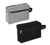 BDSHUNBF 2 Pcs Neceser Hombre, Bolsa Aseo Pequeña, Necessaire Personalizada, Bolsa Impermeable para Viaje y Diario