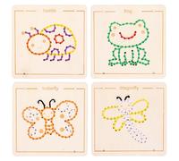 BDSHUNBF Kit de Costura de Niños, Kits de Costura de Animal, Kit de Bricolaje, Aprender a Coser Animal, Niños Juego de Manualidades Coser Kit Manualidad de Coser