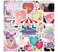 BDSHUNBF Paquete de 100 Pegatinas para Melanie Martinez Singer Melanie Pegatinas Impermeables Pegatinas para Ordenador Portátil Laptop Monopatín Botellas de Agua Guitarra para Adultos, Adolescentes