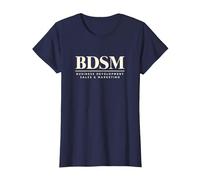 BDSM Business Development Ventas Marketing Emprendedor MBA Camiseta, Mujer, Azul Marino, S