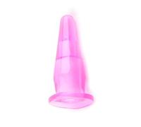 Bdsm-juguetes sexuales anales de silicona for hombre, tapón Anal erótico, hilo de estimulación del punto G suave, dilatador vaginal, tapón Anal, 18 Sex Shop(Transparent-Pink)