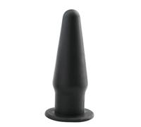 Bdsm-juguetes sexuales anales de silicona for hombre, tapón Anal erótico, hilo de estimulación del punto G suave, dilatador vaginal, tapón Anal, 18 Sex Shop(Black)