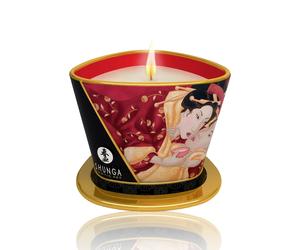 BDSM Wax Play - Vela de masaje Shunga - Sparkling Strawberry Wine