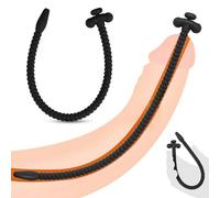 BDSMAGE 250 mm Dilatador Uretral con Tapón, Dilatadores Uretrales de Silicona para Hombres, Juego de Juguetes Sexuales Erótico Masaje de Próstata (L)