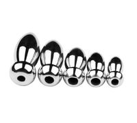 BDSMAGE Juego de 5 dilatadores uretrales huecos de acero inoxidable, tapón para el pene de metal, juguete sexual para estimulación de la próstata