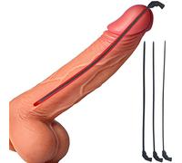 BDSMYEE - Juego de 3 dilatadores uretrales, tapón de silicona para pene, varios tamaños, masaje de próstata, juguetes sexuales SM para hombres, sondas uretrales (4+5+6mm)