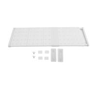 BDUZXMPUW Expandable Closet Shelves, Length Space STO Rack, Retractable Divider Shelf for Closet Cabinet Bathroom, Steel Tube ABS PP l with Nail Inlation, (71-92cm/28.0-36.2in Length)