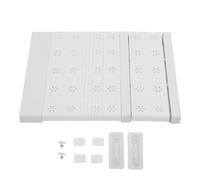 BDUZXMPUW Expandable Closet Shelves, Length Space STO Rack, Retractable Divider Shelf for Closet Cabinet Bathroom, Steel Tube ABS PP l with Nail Inlation, (31-42cm/12.2-16.5in Length)