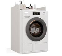 BDW Mueble para Lavadora de 97,5 x 64 x 50 cm, para Lavadora y Secadora, Mueble de baño Alto, Mueble de baño (Cachemira)