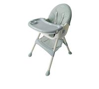 BDW - Silla 4 En 1 Para Bebé y Niños - Trona A Partir de 6 Meses - Con Reposapiés, Correa, Mesa y Función Reclinable - Verde
