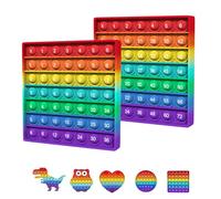 BDwing Push and Pop Bubble Fidget Toy, Juguete Antiestres, Juguete Multicolor Educativo de Multiplicación para Matemáticas para Niños, Regalo para Niños, Niñas (Tabla de Multiplicación, 1 Unidad)