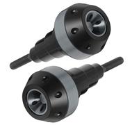 BDWXJP Deslizadores de Chasis de Motocicleta para Suzuki AX4 Evolution 2023, Deslizadores de Marco Accesorios de Protección contra Choques,A Gray