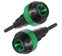 BDWXJP Deslizadores de Chasis de Motocicleta para Suzuki AX4 Evolution 2023, Deslizadores de Marco Accesorios de Protección contra Choques,A Green