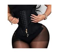 BDXMKS Fajas Reductoras Mujer Corsé Moldeador de Cintura for Mujer, Chaleco con Cremallera y Control de Abdomen, Faja Moldeadora, cinturón Adelgazante, Faja Deportiva(Black,XS)