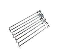 BDXMKS Radios de Bicicleta 36 unids/Lote de radios Delanteros y Traseros for Motocicleta, 10G, 3,0mm x 55-215mm, Piezas de radios for Bicicleta eléctrica(3.0mmX175mm)