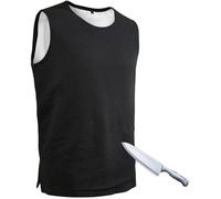 BDXZJ Chalecos Anticortes Y Antipuñaladas Chaleco Segurata Ropa De Seguridad Anticorte, Resistentes Puñaladas Ligero Chaleco Segurata para Protección De Seguridad Personal B,XL