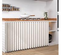 BDXZJ Cortinas Cocina, Cortina De Puerta Plegable para Salón Dormitorio, Cortina Antipolvo para Armario Cortinas De Debajo del Fregadero para Sala De Almacenamiento De Cocina D,H100cm/track75cm