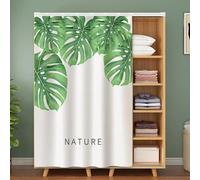 BDXZJ Cortinas De Gabinete para Cocina, Baño, Cortina Antipolvo para Armario, Cortina A Prueba De Polvo para Estantes, Panel De Pared, Puerta Colgante Noren Cortina para Café A18,W80*H140cm