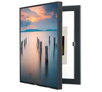 BDXZJ Cuadro Electrico Tapa Caja Decorativos Modernos Caja Medidor Interior Decorativo Cubrecontador Cubierta Panel Electrico Caja De Distribucion Tapa Decorativa R,50 * 60cm