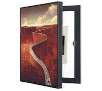 BDXZJ Cuadro Electrico Tapa Caja Decorativos Modernos Caja Medidor Interior Decorativo Cubrecontador Cubierta Panel Electrico Caja De Distribucion Tapa Decorativa Q,60 * 80cm