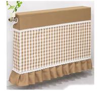 BDXZJ Cubierta Antipolvo para Radiador, Funda Protectora De Radiador, Transpirable, Lavable, Almohadilla Decorativa para Radiador, Evita Que El Polvo Entre En La Parte Superior E,L200*H60