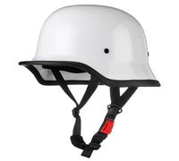 BDXZJ Retro Alemán Estilo Cascos Half-Helmet Casco Moto Jet Cascos Semi Cubierto para Motocicleta, Moto De Estilo Homologado ECE Capacete Motopara Scooter Crucero I,XXL