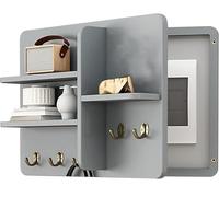 BDXZJ Tapa Contador Estante Decorativo De La Cubierta La Caja del Panel Eléctrico Cubrecontador para Ocultar La Caja del Disyuntor, Alimentación, Interruptor Blindada B,40x30cm