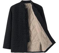 BDXZJ Traje Tang De Algodón De Invierno Para Hombre, Uniforme De Tai Chi Jacquard, Manga Larga, Camisa De Hombre Chino Tops, Ropa De Kung Fu, Camisa, Abrigo, Traje De Artes Marciales A,M