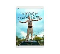 Bdzxfqwe - Póster de la película The King Of Staten Island, decoración de cueva de hombre, letrero de metal para pared, regalo retro, decoración vintage, 8 x 12 pulgadas