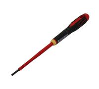 BE-8040S Destornillador aislado plano 4x0,8mm L.Hojas: 100mm 1kVAC BAHCO