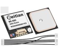 BE-880 Módulo GPS con flash y brújula Módulo GNSS de alto rendimiento para seguimiento de drones AR duino Placa de desarrollo Mini FPV IoT Dispositivos de bajo consumo de energía Funciones avanzadas