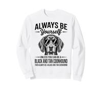 Be A Black and Tan Coonhound Divertido Coonhound Negro y Tan Sudadera
