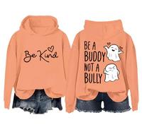 Be A Buddy Not A Bully - Sudadera con capucha para Halloween, color naranja, antibullying Unity Day Be Kind, camiseta unisex, Hami naranja, S