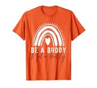 Be A Buddy Not A Bully Unity Day Naranja Anti Bullying Niños Camiseta