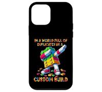 Be A Custom Build Funny Master Builder Dabbing Kids Boys Carcasa para iPhone 12 Mini
