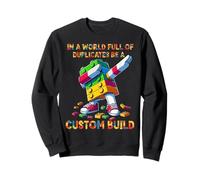 Be A Custom Build Funny Master Builder Dabbing Kids Boys Sudadera