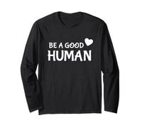 Be A Good Human Cute Heart Shape Manga Larga