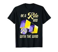 Be a Kite and Fly with the Wind Motivational Quote Camiseta