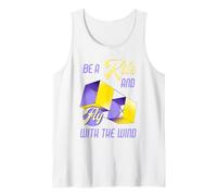 Be a Kite and Fly with the Wind Motivational Quote Camiseta sin Mangas