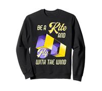 Be a Kite and Fly with the Wind Motivational Quote Sudadera