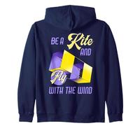 Be a Kite and Fly with the Wind Motivational Quote Sudadera con Capucha