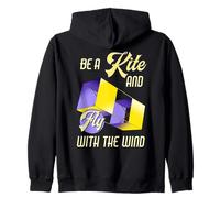 Be a Kite and Fly with the Wind Motivational Quote Sudadera con Capucha