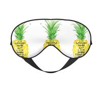 Be A Pineapple - Máscara de ojos opaca suave de doble cara para relajación, presión cero
