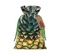 Be A Pineapple Print - Bolsas de regalo de Navidad con cordón, bolsas reutilizables para decoración de Navidad