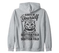 Be A Scottish Fold Cat Funny Scottish Fold Sudadera con Capucha