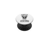 Be A Toy Fox Terrier Perro Divertido Juguete Fox Terrier PopSockets PopGrip Adhesivo