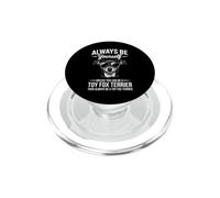 Be A Toy Fox Terrier Perro Divertido Juguete Fox Terrier PopSockets PopGrip para MagSafe