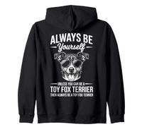 Be A Toy Fox Terrier Perro Divertido Juguete Fox Terrier Sudadera con Capucha