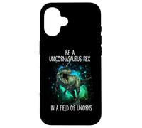 Be A Unicornasaurus Rex Funny Dinosaur Unicorn Lover Carcasa para iPhone 16