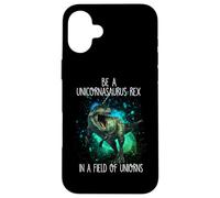 Be A Unicornasaurus Rex Funny Dinosaur Unicorn Lover Carcasa para iPhone 16 Plus